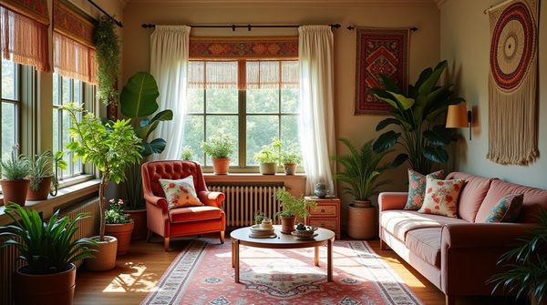 Bohemian decoration: curate your chic and cozy home oasis
